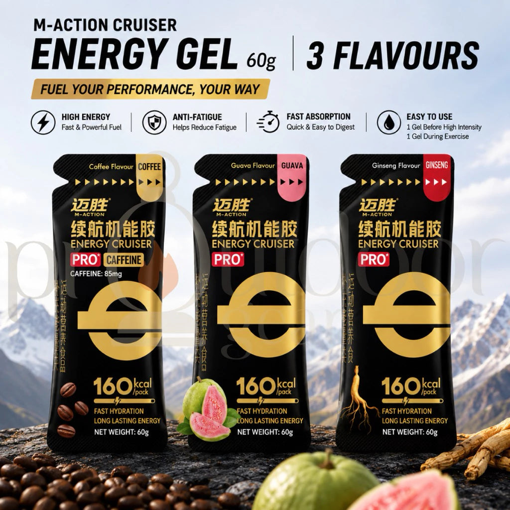 M-Action Cruiser Energy Gel PRO-60g (Sachet) | HIGH ENERGY PER GEL | QUICK ENERGY FAST FUEL